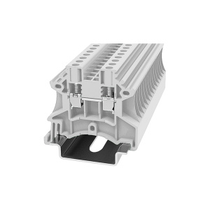 Клемма проходная, винтовая DC4-01P-19-00Z(H), 32A, 1000V, 2 присоед., 4(0,5_6)mm², белая фото