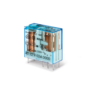 Миниатюрное реле 40.52.9.024.0000, 2CO, 8A(250VAC/30VDC), 24VDC фото