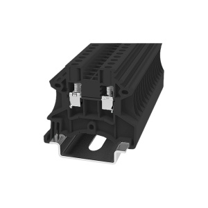 Клемма проходная, винтовая DC2.5-01P-13-00Z(H), 24A, 800V, 2 присоед., 2.5(0,2_4)mm², чёрная фото