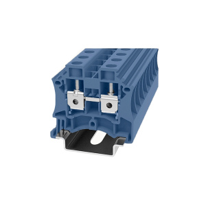 Клемма проходная, винтовая DC10-01P-12-00Z(H), 57A, 1000V, 2 присоед., 10(0,5_10)mm², синяя фото