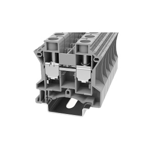 Клемма проходная, винтовая DC16-01P-11-00Z(H), 76A, 1000V, 2 присоед., 16(1,5_25)mm², серая фото