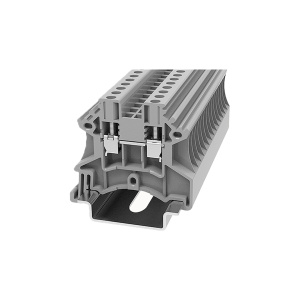 Клемма проходная, винтовая DC2.5-01P-11-00Z(H), 24A, 800V, 2 присоед., 2.5(0,2_4)mm², серая фото