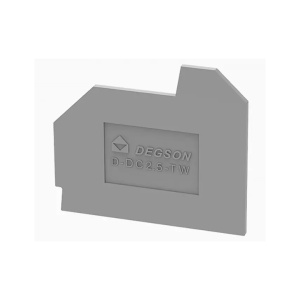 Пластина торцевая D-DC2.5-TW-01P-11-00Z(H) для клемм серии DC2.5-TW, DC4-TW фото