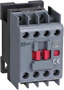 Контактор КМ-102-006А-230В-10, 3P, 6A/(16A по AC-1), 2.2kW(400VAC), 220VAC, 1NO фото