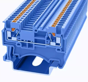 Клемма проходная, push-in DS1.5-01P-12-00Z(H), 17.5A, 500V, 2 присоед., 1.5 (0,14_1,5)mm², синяя фото